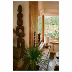 Abat jour en tissu bouclé | Luminaires