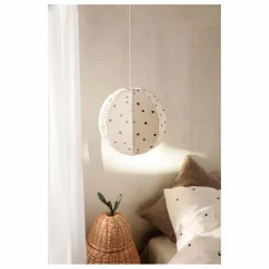 Hot Abat-jour brodé Pois | Enfant Luminaires|Lampes, Veilleuses Enfant