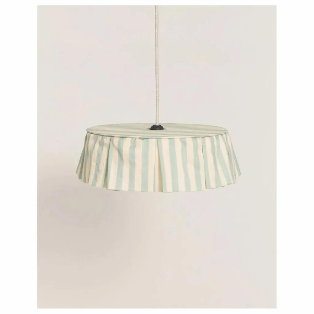Abat-jour Vibes rayé en voile de coton bio | Enfant Luminaires|Lampes, Veilleuses Enfant
