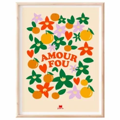 Hot Affiche Amour Fou Enfant Décoration Murale|Déco Murale Enfant