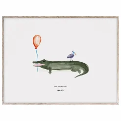 Online Affiche Coco the Crocodile 40x30 cm Enfant Déco Murale Enfant