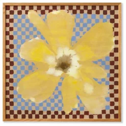 Clearance Affiche Flower with Checks 03 par Liat Greenberg Déco Murale, Papier Peint
