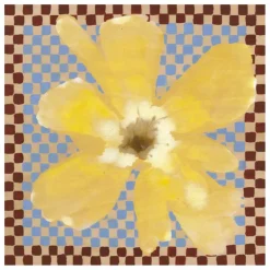 Clearance Affiche Flower with Checks 03 par Liat Greenberg Déco Murale, Papier Peint