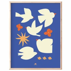 Sale Affiche Les Oiseaux Enfant Décoration Murale|Déco Murale Enfant