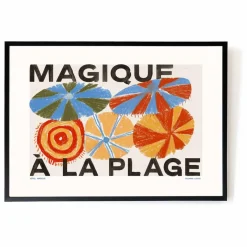 Affiche Magique à la Plage, Suzanne Lustig Enfant Décoration Murale|Déco Murale Enfant