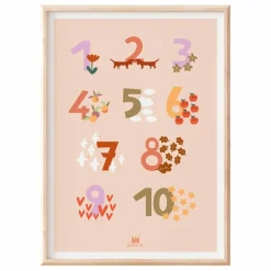 Online Affiche pédagogique Chiffres Enfant Décoration Murale|Déco Murale Enfant