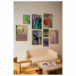 New Affiche Shrimp and Stripes par Misfitting Things | Déco Murale, Papier Peint