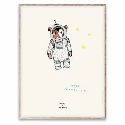 Outlet Affiche Space Traveller 30x40 cm Enfant Décoration Murale|Déco Murale Enfant