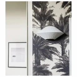 Best Applique Brera demi soucoupe en coton plissé | Luminaires