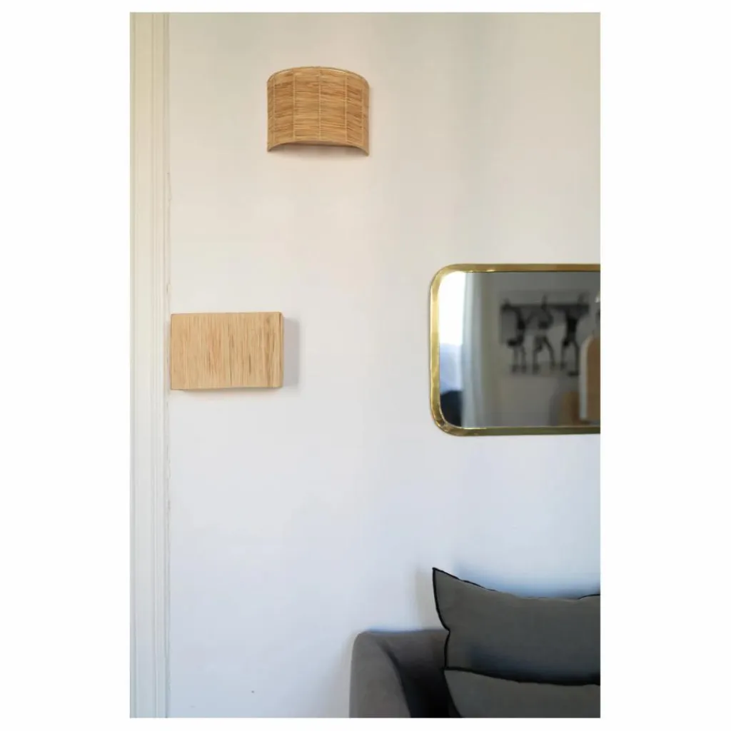 Hot Applique en raphia Luminaires