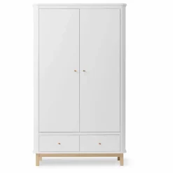 Discount Armoire 2 portes en chêne | Enfant Rangement Enfant