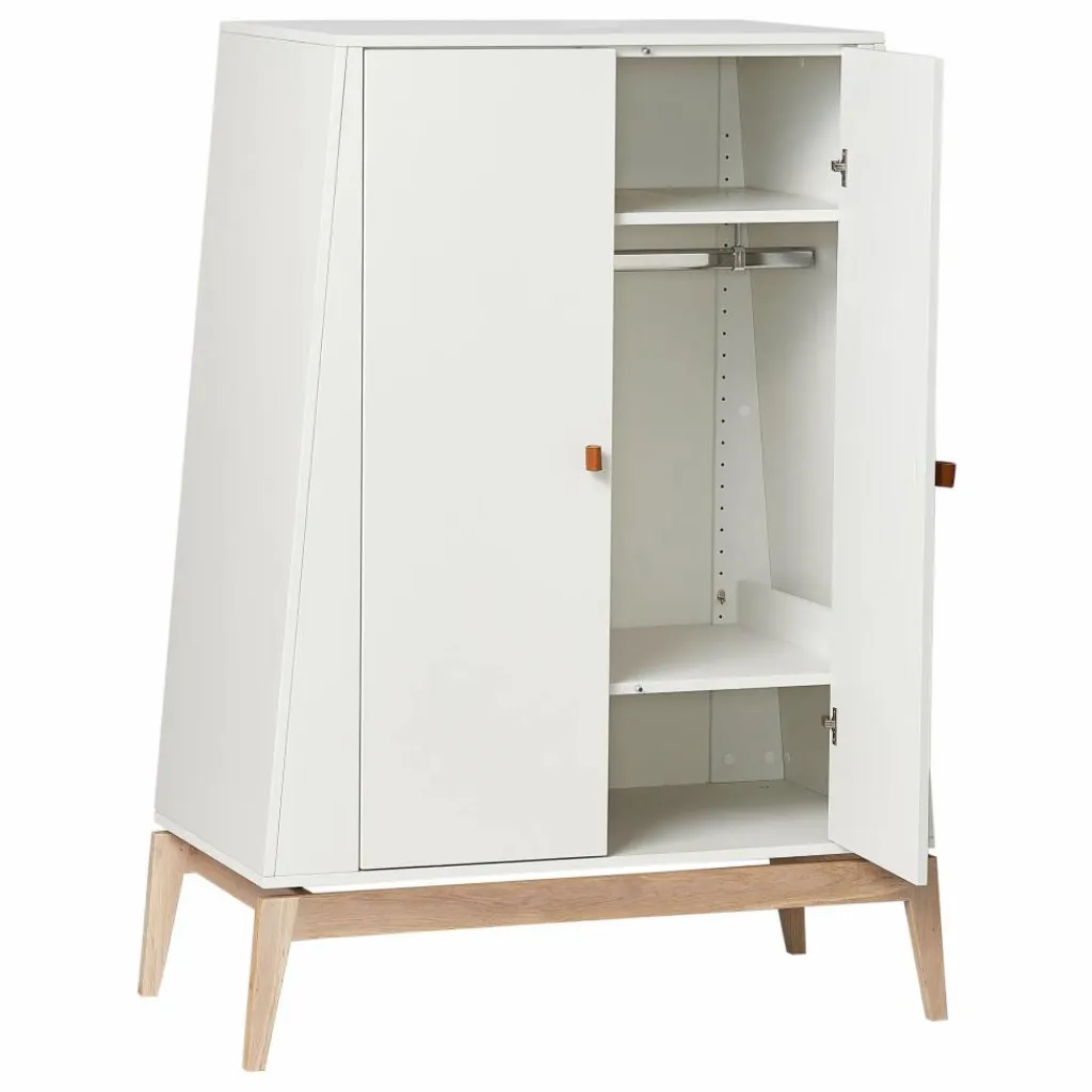 Best Armoire basse Luna chêne - 2 portes | Enfant Armoires|Rangement Enfant
