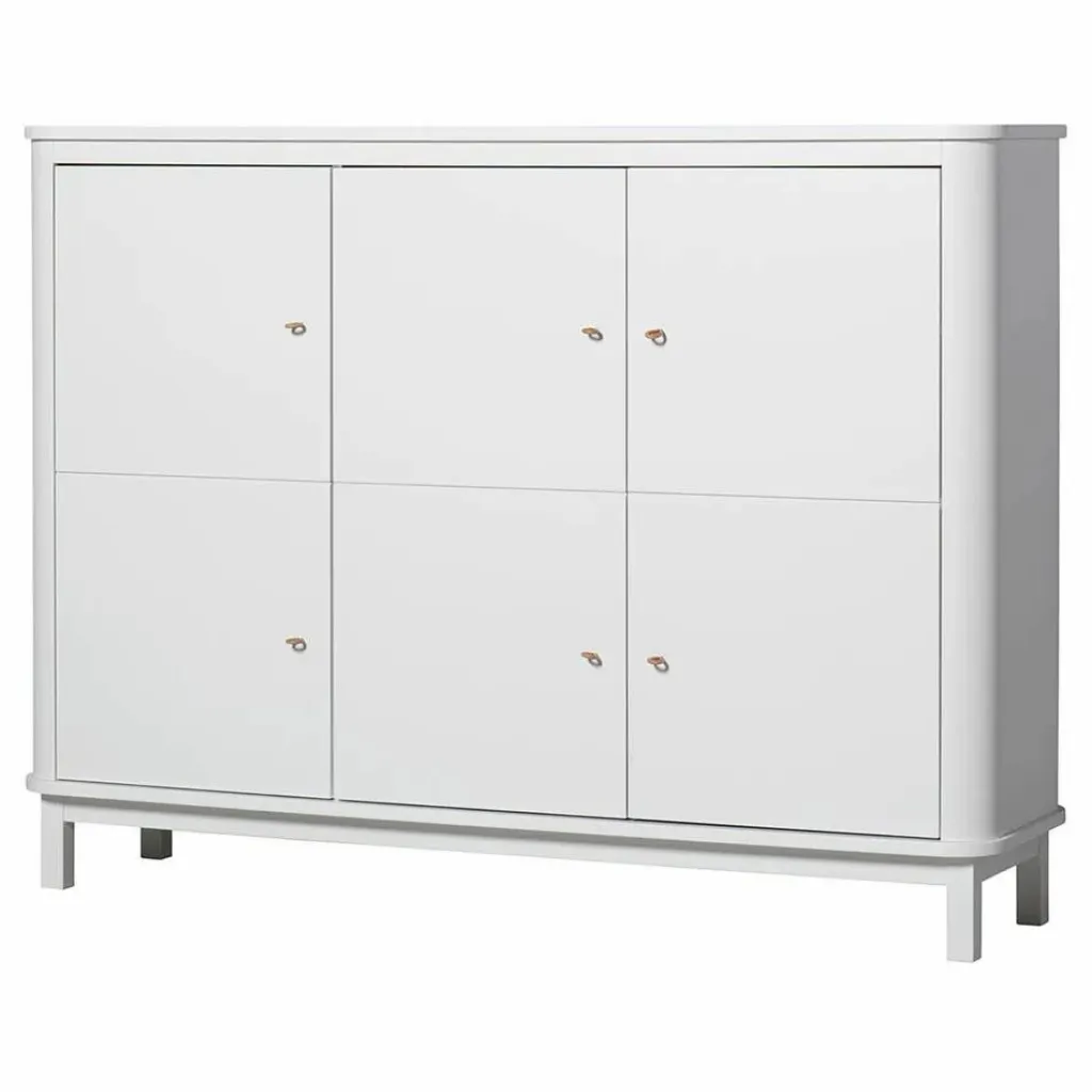 Online Armoire multi-rangement 3 portes en bouleau | Enfant Armoires|Rangement Enfant