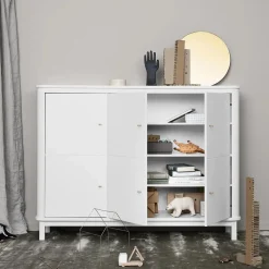 Online Armoire multi-rangement 3 portes en bouleau | Enfant Armoires|Rangement Enfant