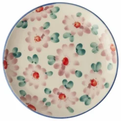Sale Assiette à dessert en céramique Fleurs | Enfant Vaisselle Enfant|Art De La Table