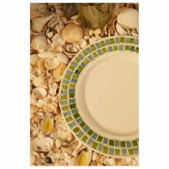 Outlet Assiette à dîner à damiers | Art De La Table