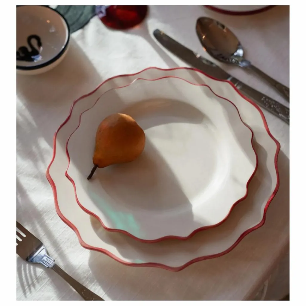 New Assiette à dîner e Scalloped | Art De La Table