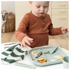 Discount Assiette compartimentée Croco | Premiers Repas|Puériculture