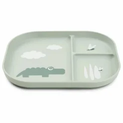 Discount Assiette compartimentée Croco | Premiers Repas|Puériculture