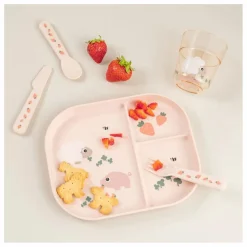 Hot Assiette compartimentée Tiny Farm | Premiers Repas|Puériculture