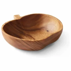 New Assiette Pomme en acacia Enfant Vaisselle Enfant|Art De La Table