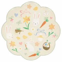 Assiettes à dîner icône de Pâques - Set de 8 | Enfant Décoration De Fête