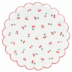 Discount Assiettes Cherry - Set de 8 Enfant Décoration De Fête
