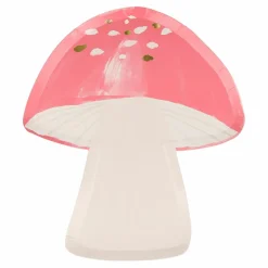 Discount Assiettes en carton Champignon - Set de 8 Enfant Décoration De Fête