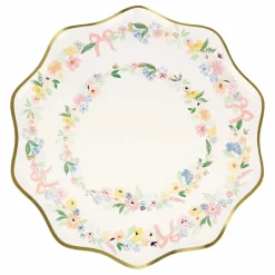 Discount Assiettes florales printanières - Set de 8 | Enfant Décoration De Fête