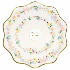 Discount Assiettes florales printanières - Set de 8 | Enfant Décoration De Fête
