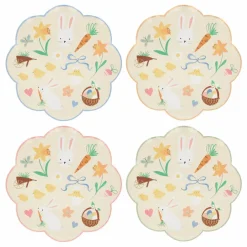Sale Assiettes icône de Pâques - Set de 8 | Enfant Décoration De Fête