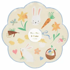 Sale Assiettes icône de Pâques - Set de 8 | Enfant Décoration De Fête