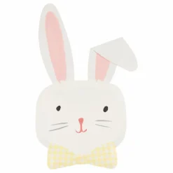 Assiettes Lapin de Pâques - Set de 8 | Enfant Décoration De Fête