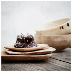 Assiettes rondes en bois - Set de 3 Art De La Table