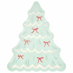 Outlet Assiettes Sapin de Noël - Lot de 8 Enfant Décoration De Fête