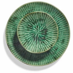 Sale Assiettes Verde Lanza, Pascale Naessens - Set de 2 | Art De La Table