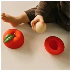 Outlet Balle sonore 3 en 1 Pepa la Pomme Hochets Et Anneaux De Dentition|Jouets D'Éveil