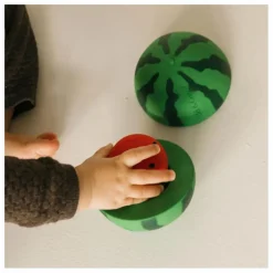 Sale Balle sonore 3 en 1 Wally la Pastèque Hochets Et Anneaux De Dentition|Jouets D'Éveil