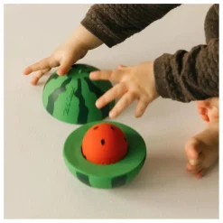 Sale Balle sonore 3 en 1 Wally la Pastèque Hochets Et Anneaux De Dentition|Jouets D'Éveil