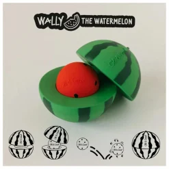 Sale Balle sonore 3 en 1 Wally la Pastèque Hochets Et Anneaux De Dentition|Jouets D'Éveil