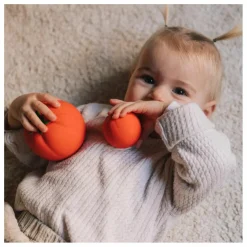 Best Balles sensorielles Salade de légumes - Lot de 3 Hochets Et Anneaux De Dentition|Jouets D'Éveil