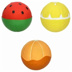 Discount Balles sensorielles Salade de fruits - Lot de 3 Hochets Et Anneaux De Dentition|Jouets D'Éveil