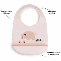 Bavoir en silicone Pigee | Bavoirs|Puériculture