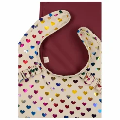 Clearance Bavoirs à volants Cœurs - Set de 2 Bavoirs|Puériculture