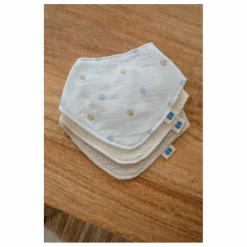Hot Bavoirs bandana en coton bio - Set de 3 | Bavoirs|Puériculture
