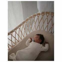 Sale Berceau Emil en rotin - Liens coton Berceaux|Lits Bébé
