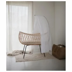 Sale Berceau Emil en rotin - Liens coton Berceaux|Lits Bébé