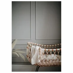 Best Berceau Emil en rotin - Liens cuir Berceaux|Lits Bébé