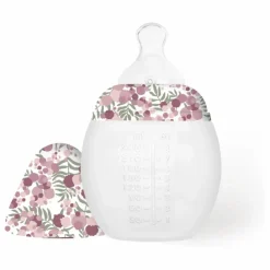 Clearance Biberon en silicone médical et tétine physiologique Mimosa Field - x Liberty | Biberons|Puériculture