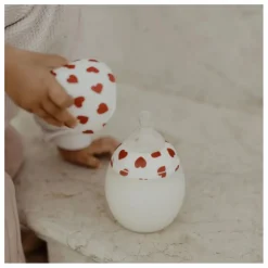 New Biberon en silicone médical et tétine physiologique Full of Love Biberons|Cadeau De Naissance